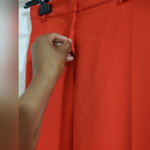 Have Womens Trosure Pants size Small Red Slim Fit Stretch - Picture 4 of 12